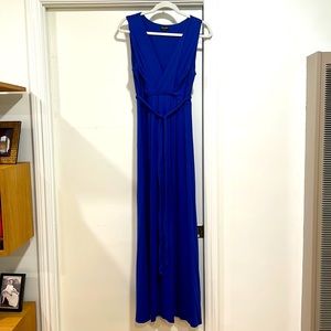 Cerulean Blue full length gown (UK size 16 / US size 12 or 14)